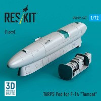 RSU72-0147   TARPS pod for F-14 «Tomcat» (1 pcs) (3D Printed) (1/72) (attach2 88624)