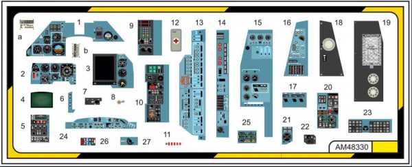 AMA48330   3D интерьер Ка-50 (синий)     1/48   ,   AMA48330 3D interior Ka-50 (blue) 1/48 (thumb87982)