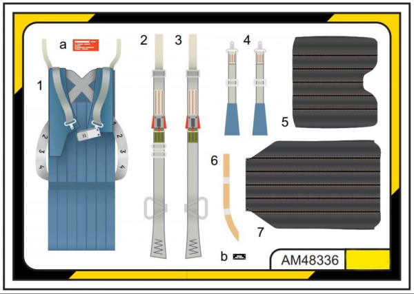 AMA48336   3D обшивка кресла с ремнями КА-50     1/48   ,   AMA48336 3D chair cladding with belts KA-50 1/48 (thumb87966)