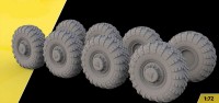 AMA72450   Колеса под нагрузкой для КЗКТ     1/72   ,   AMA72450 Wheels under load for KZKT 1/72 (thumb87994)