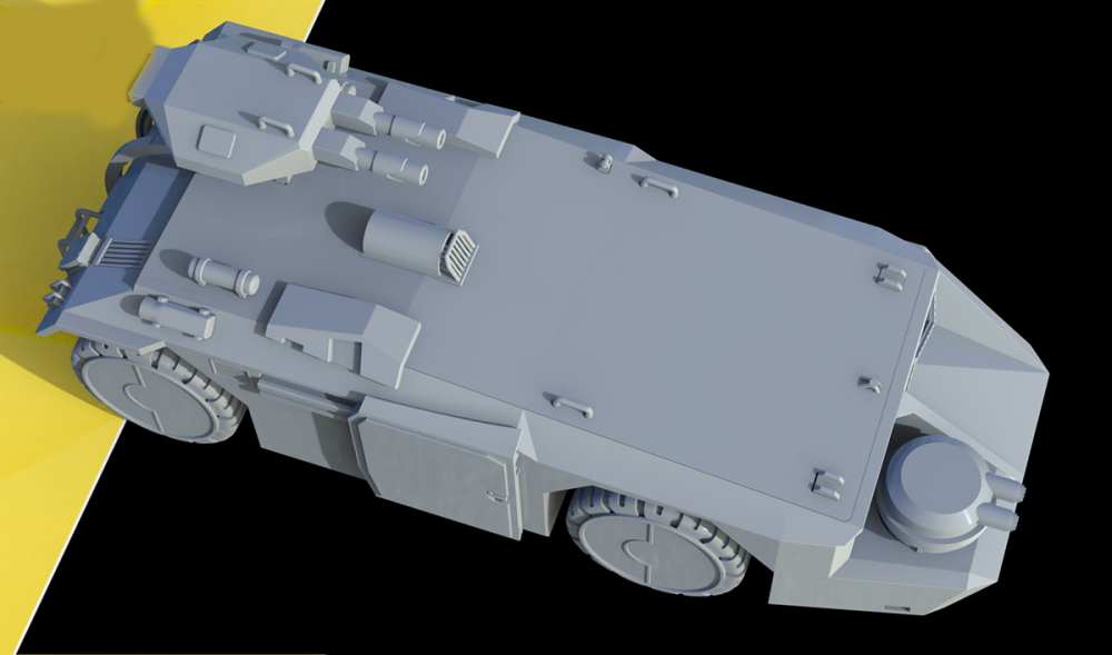 AMA72479   Бронетранспортер M577 APC из фильма «Чужие» (Aliens)  1/72   AMA72479 APC M577 Armored Personnel Carrier from Aliens 1/72 (attach4 90229)