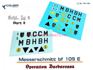 CD72132   Bf-109 E (Schl)/LG 2  (Operation Barbarossa) Part II (attach1 88980)