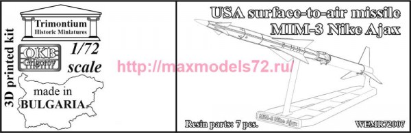 OKBWEMR72007   USA surface-to-air missile  MIM-3 Nike Ajax (thumb90665)