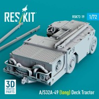 RSK72-0019   A/S32A-49 (long) Deck Tractor  (3D Printed model kit) (1/72) (attach1 88480)