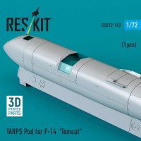 RSU72-0147   TARPS pod for F-14 «Tomcat» (1 pcs) (3D Printed) (1/72) (attach1 88624)