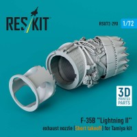 RSU72-0290   F-35B «Lightning II» exhaust nozzle (Short takeoff) for Tamiya kit (3D printed) (1/72) (attach1 88652)