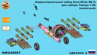 KMU48067   Корректировочный набор Swordfish MKII Tamiya (колёсный) (thumb89907)