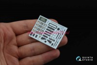 QD35138   3D Декаль интерьера кабины для семейства Bundeswehr VW T3 (Takom) (attach1 89630)